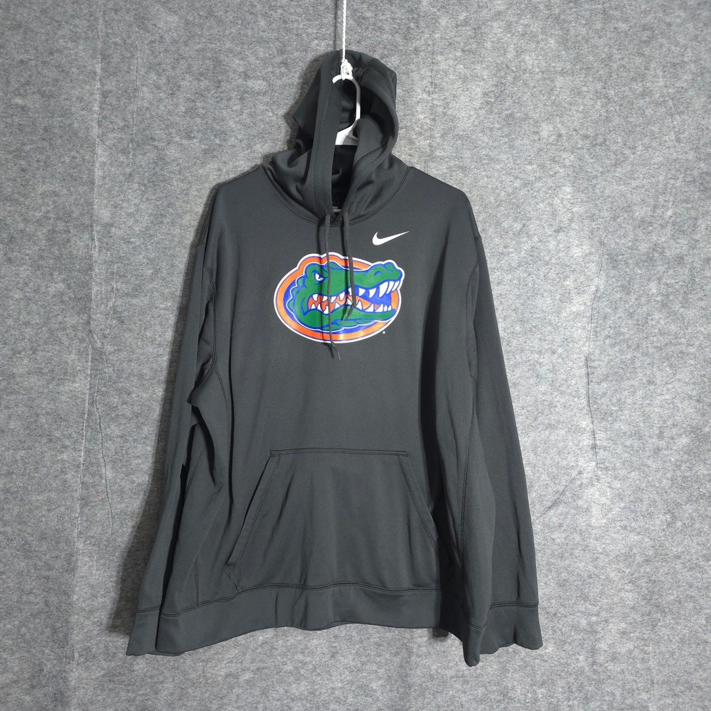 Nike Florida Gators Men XXL Anthracite Therma-FIT Pullover Hoodie NCAA Football